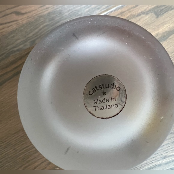 CAT STUDIO 2008 HOUSTON FROSTED DRINKING GLASS - Picture 4 of 6